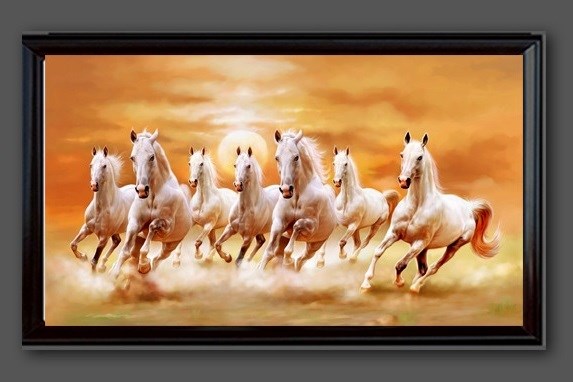 Picture of Beutiful Horses Photo Frame for Success